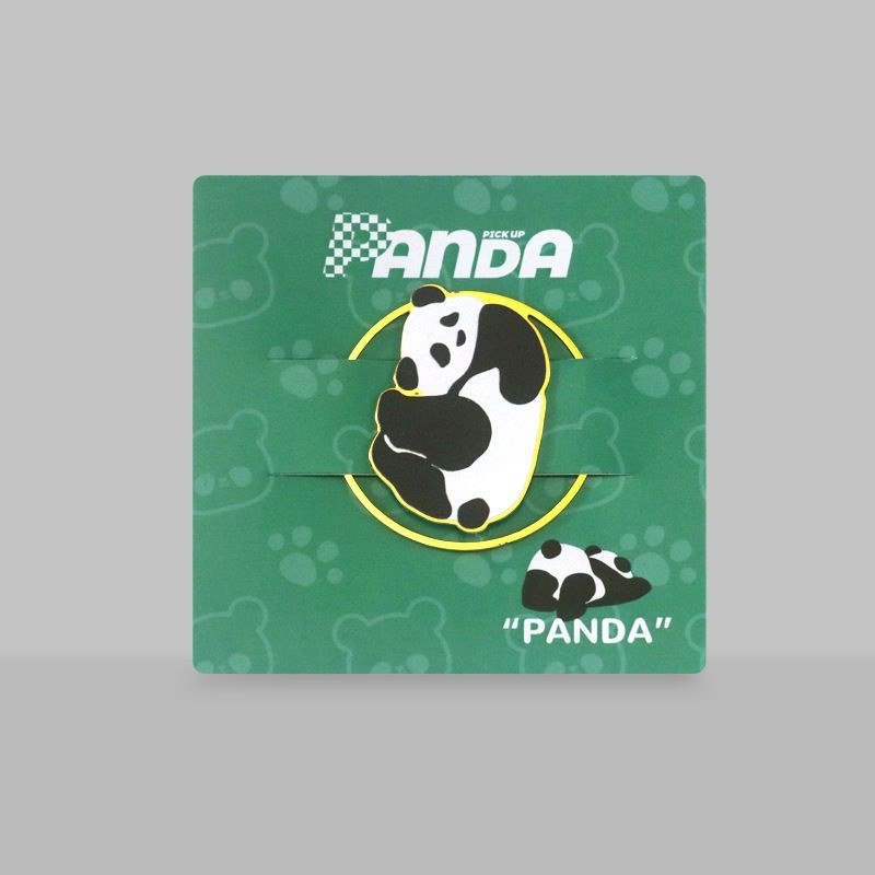 Dấu Trang Sách Hình Gấu Trúc Bằng Kim Loại Ba Chiều Dễ Thương Chất Lượng Cao ins