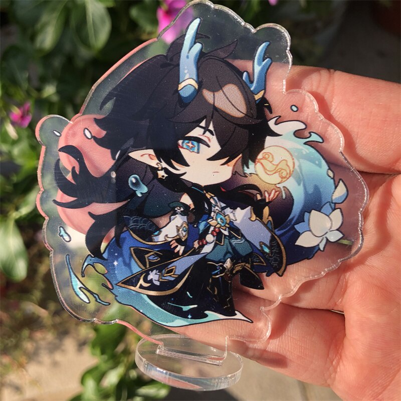 Móc khoá Game Honkai: Star Rail Imbibitor Lunae Dan Heng Keychain Anime Manga Nhật Bản Phụ Kiện Trang Trí Túi xách Balo