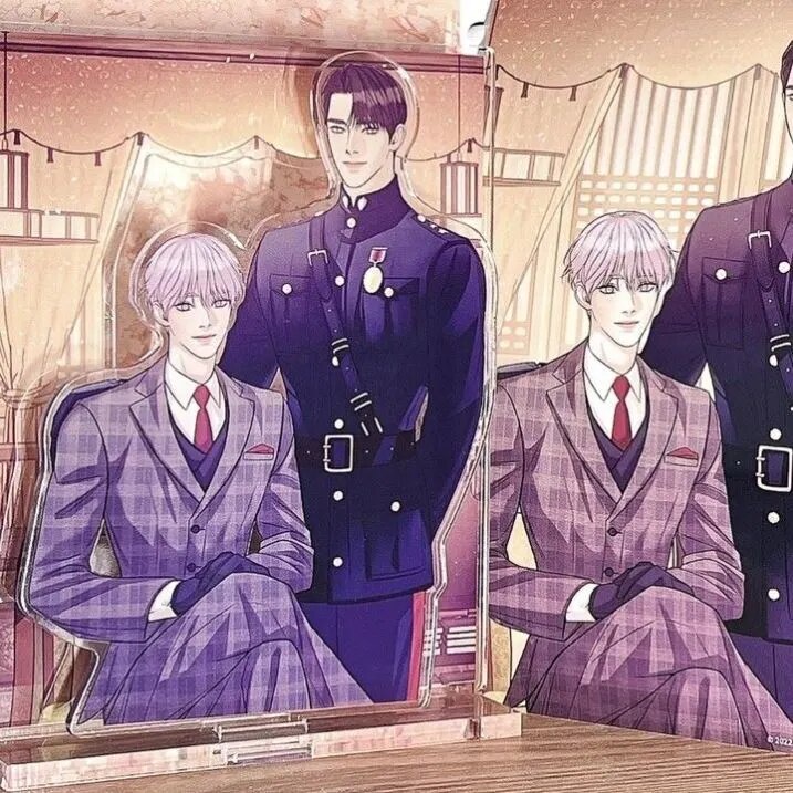 Mô hình Standee Pearlboy Thiếu Niên Sò Dooshik Acrylic Stand Korea Anime Jooha Phụ kiện trang trí để bàn góc học tập