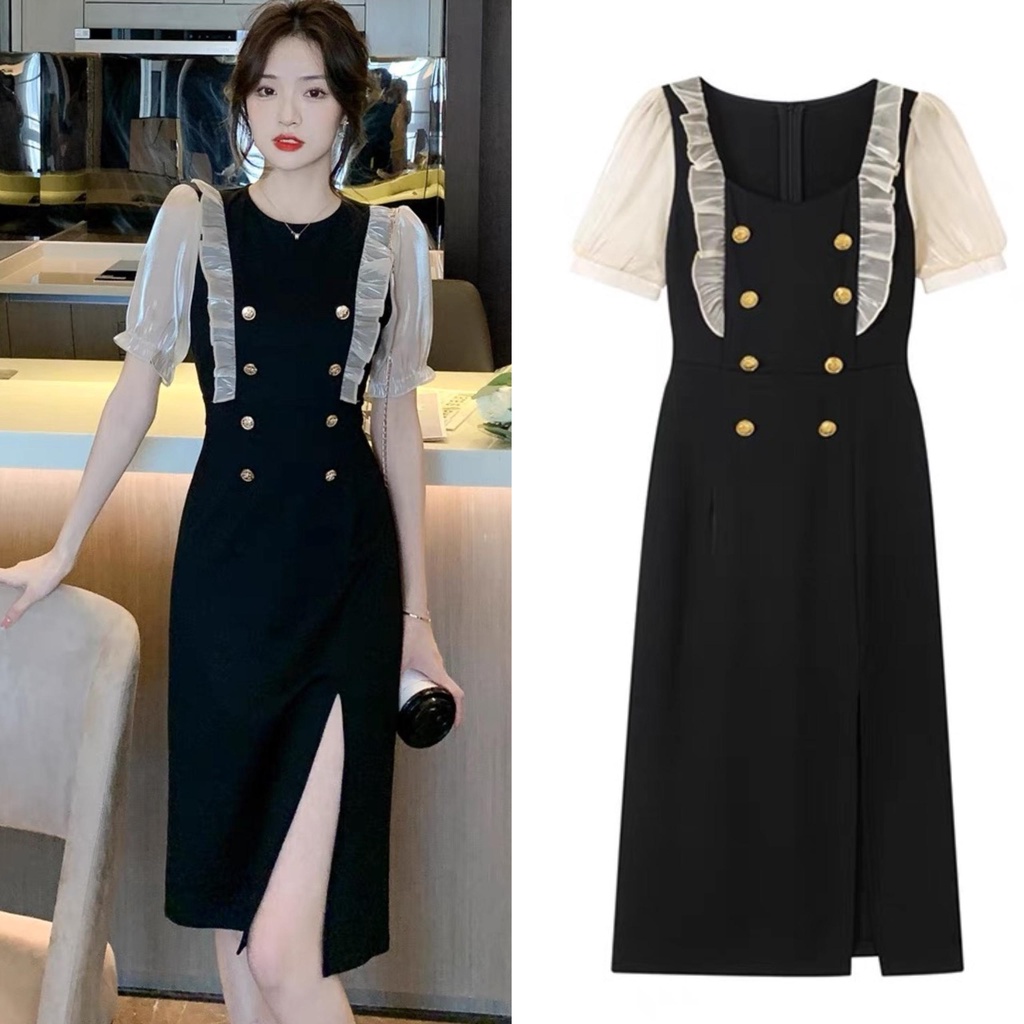 Thời Trang Bigsize Váy Đi Tiệc Cho Nữ Vải Cotton Lạnh Cao Cấp Thanh lịch 50 - 100Kg