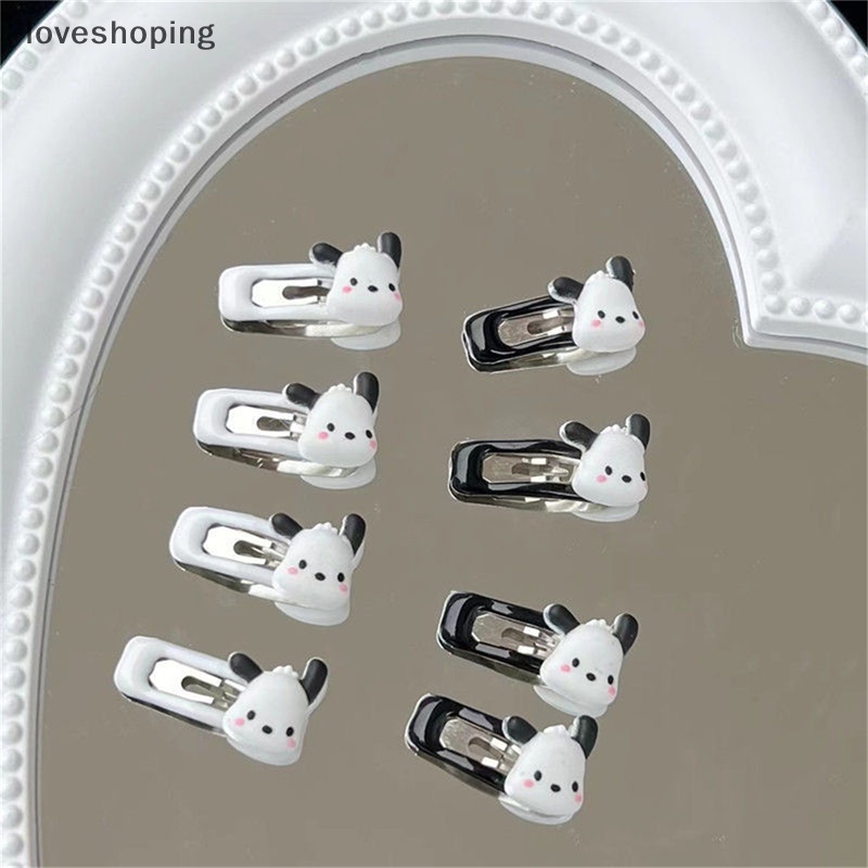 Set 2 Kẹp Tóc Hình Chú Chó Hoạt Hình Dễ Thương Cho Nữ