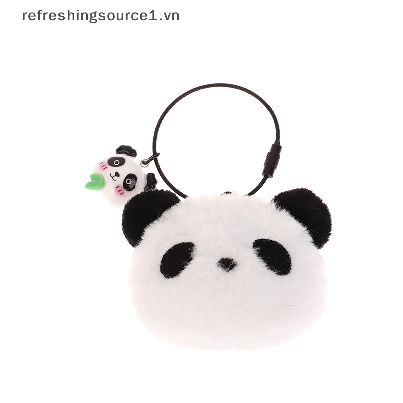 Móc Khóa Gấu Trúc Nhồi Bông Dễ Thương 1.vn}