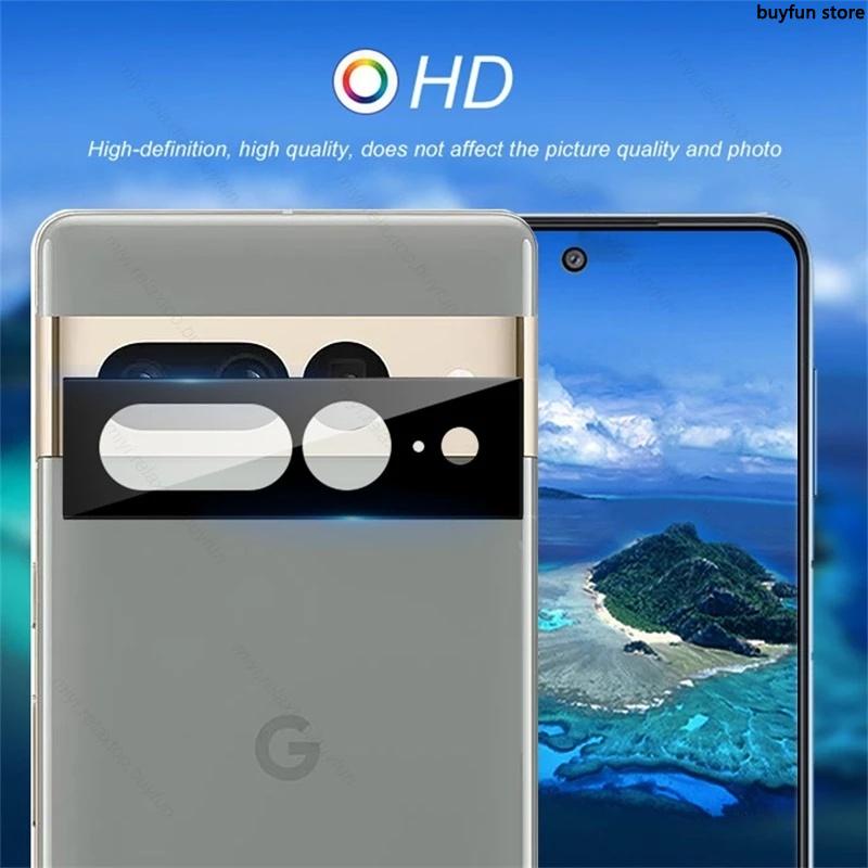 3D Curved Edge Tempered Glass Lens Case For Google Pixel 8 Pro 5G Pixel8pro Pixel8 Pixle 7 6 7a 6a 8 Pro 8Pro Camera Protective Glass