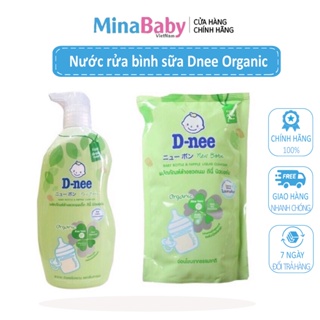 Nước Rửa Bình Sữa Dnee Organic Thái Dạng Chai 620ml Túi 600ml An Toàn Cho