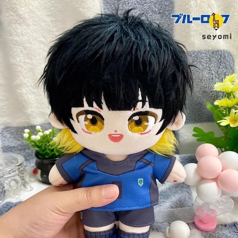 Búp Bê Nhồi Bông chigiri hyoma aniem 20cm Màu Xanh Dương Khóa bachira meguru Dễ Thương