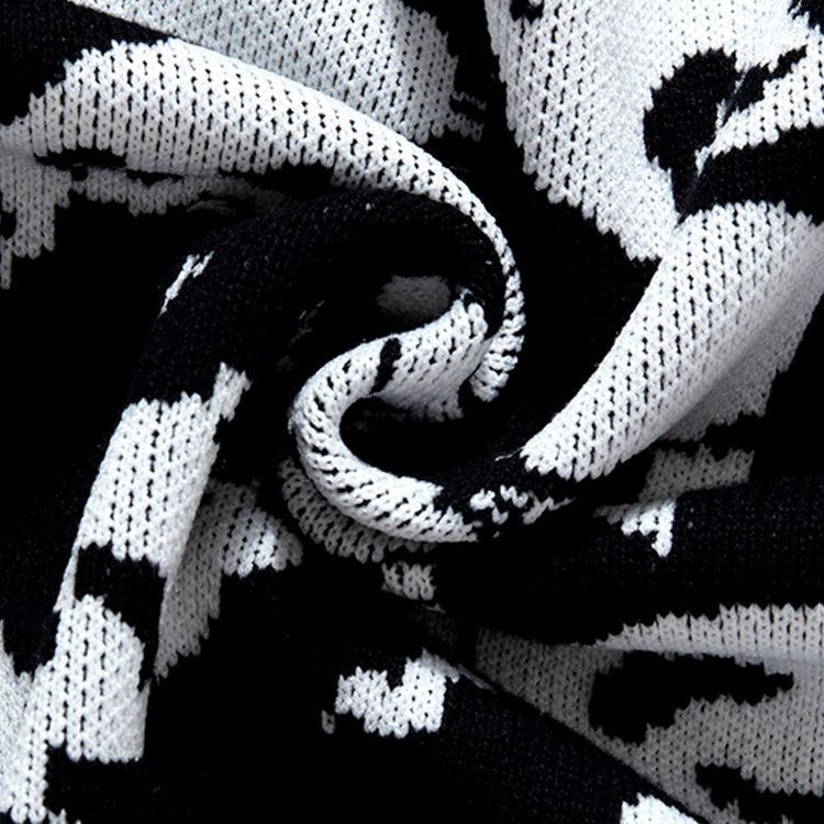 Áo Khoác Dệt Kim 100% cotton In Họa Tiết Hoạt Hình Cho Mẹ Và Bé