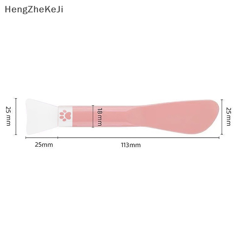 Cọ Silicon Hai Đầu Dùng Để Quét Mặt Nạ Dưỡng Da Mặt Dễ Thương hengzhekeji