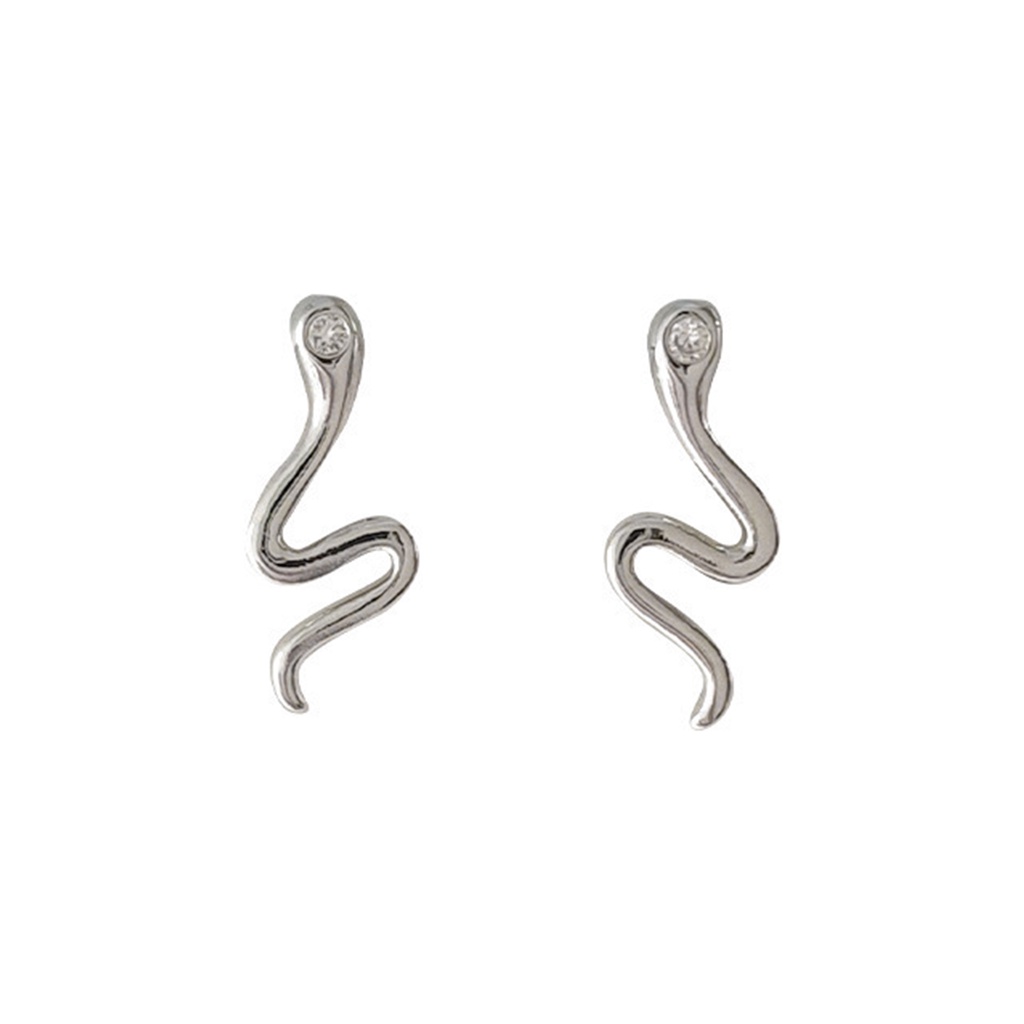 Set 1 / 2 Đôi Bông Tai Hình Rắn Cá Tính Cho Nữ