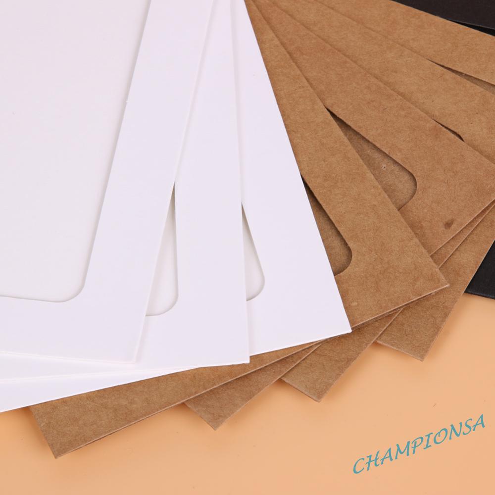 Bộ 10 Khung Ảnh Bằng Giấy kraft 3-7 inch Kèm Kẹp Và Dây Treo Trang Trí Nhà Cửa diy
