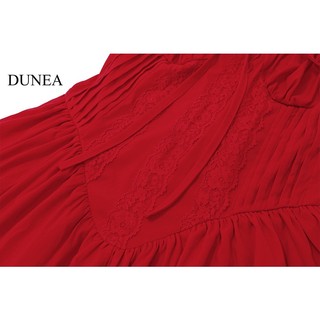DUNEA Đầm Dây Thắt Eo Ba Lê Quyến Rũ Dành Cho Nữ