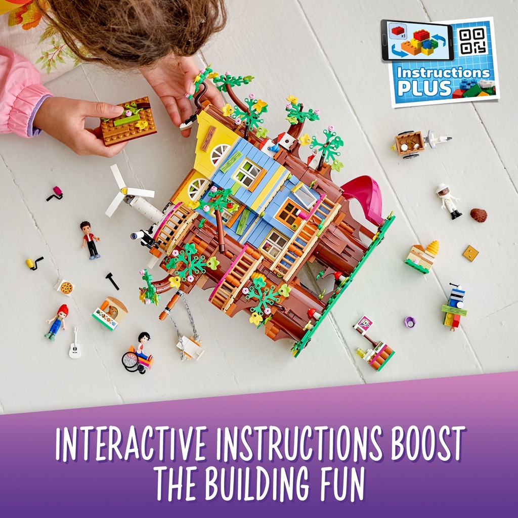 Xả hàng  LEGO Friends 41703 Nhà Cây Tình Bạn  tặng kèm xe