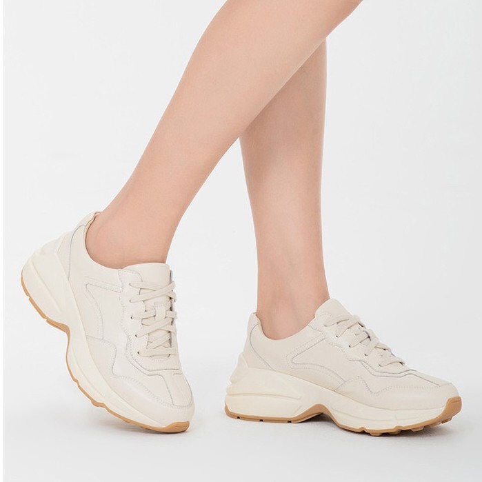 Giày Thể Thao Nữ Độn Đế ARUKI Dáng Sneaker Cá Tính - FS035