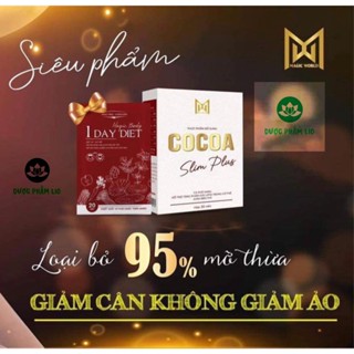 Giảm cân Cocoa Slim Plus Hộp 20Viên Tặng Siết EO Không Giảm Hoàn Tiền