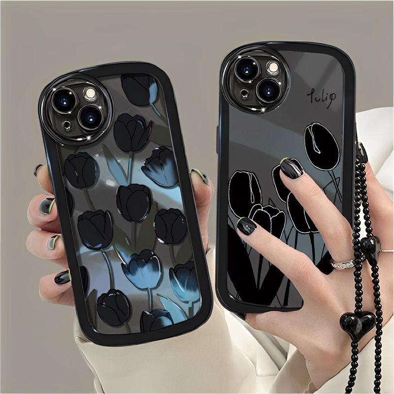 Phù Hợp Ốp Lưng Hình Hoa tulip Cho iphone 11 12 pro max x xr xs max se 7 plus 8 plus iphone 13 pro max iphone 14 pro max