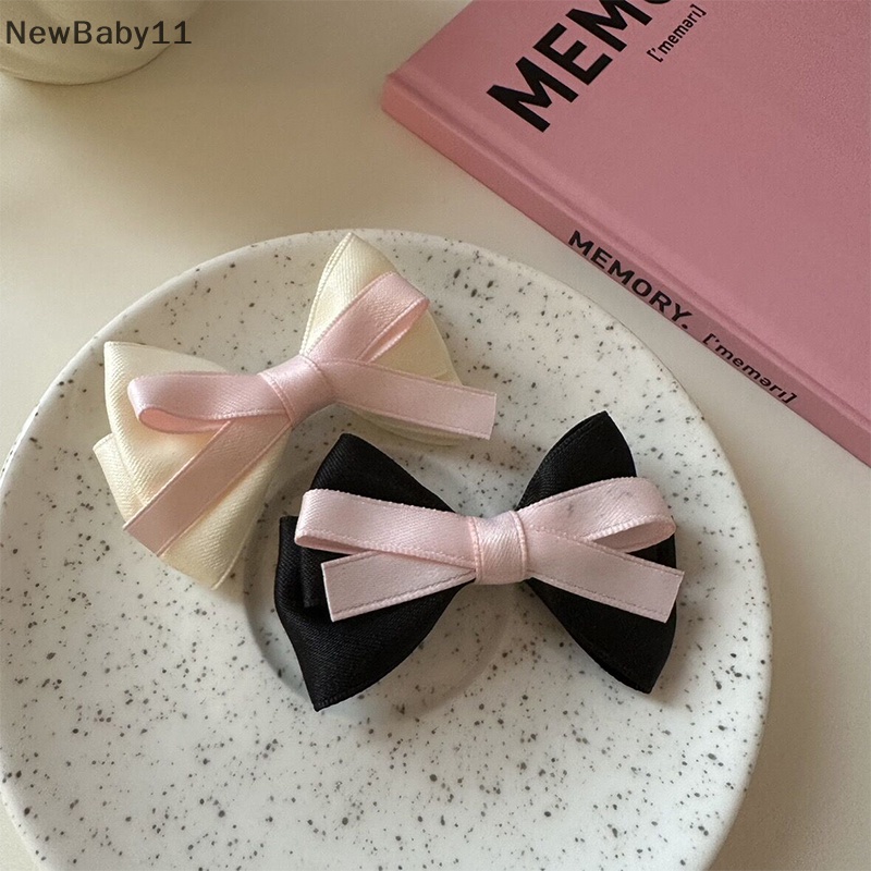 Bộ 2 Kẹp Tóc Nơ Phong Cách Hàn Quốc Dễ Thương Dành Cho Bé Gái