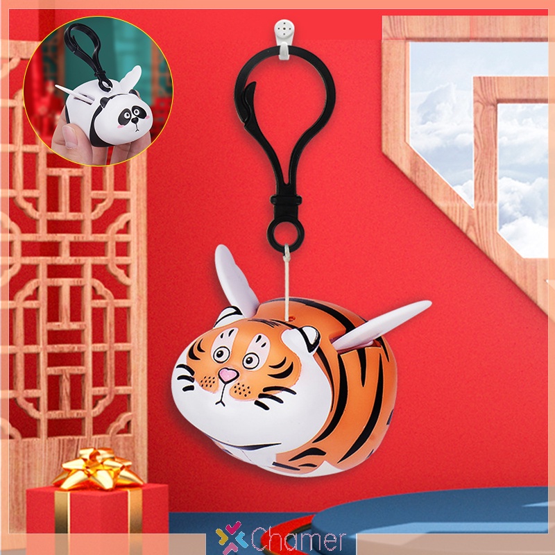 Móc Khóa Hình Gấu Trúc / Hổ Béo panghu more Wing Làm Quà Tặng Năm Mới