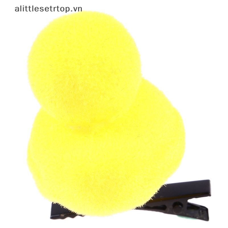 Alittlesetrtop Kẹp Tóc Hình Chú Vịt Màu Vàng Vui Nhộn Dùng Làm Quà Tặng Giáng Sinh Cho Bé