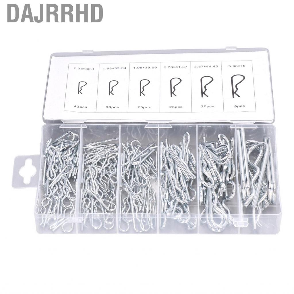 Dajrrhd 150PCS Spring Cotter Pin Assortment Set R Shaped Trailer Hitch Pins Fastener♡
