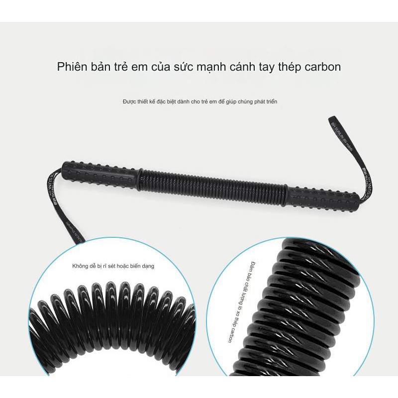 Gậy Bẻ Tập Tay Lò Xo Titan Trẻ Em Từ 5Kg-9Kg Đại Nam Sport  tặng hộp quà may mắn