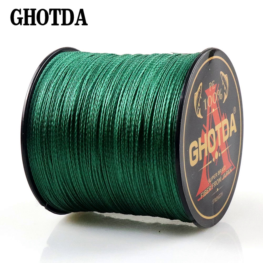 Gohotda Cuộn Dây Câu Cá pe Bện 4 Sợi 10-120lb Dài 300m