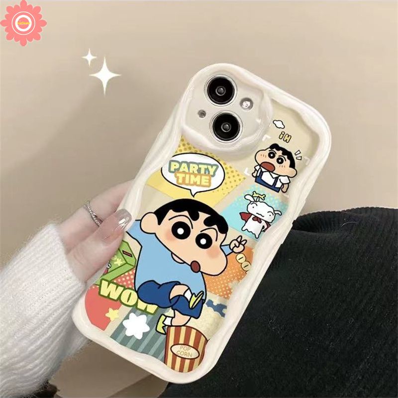 Ốp Điện Thoại Mềm In Hình shin-chan 3d Cho iphone xr x xs max 7 8 plus 11 12 15 13 14 pro max 6s 6 plus se 2020