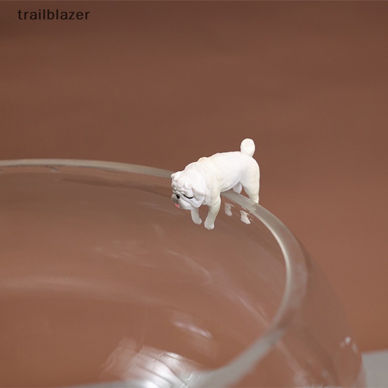 Phụ Kiện Trang Trí Bể Cá Hình Chó pug Mới