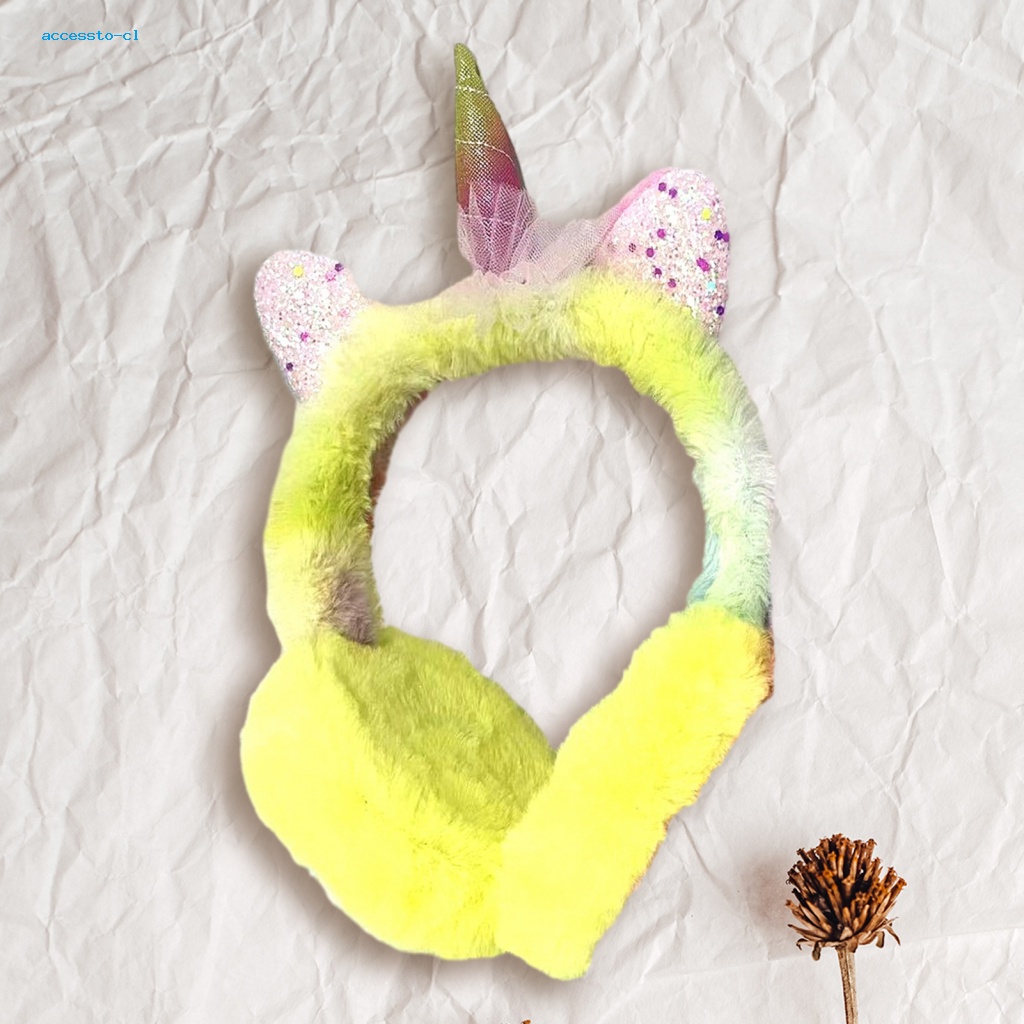 Accessto Tai Nghe bluetooth Không Dây Hình Mèo Nhồi Bông Âm Thanh hifi Có Đèn Phát Sáng Thời Trang Cho Trẻ Em