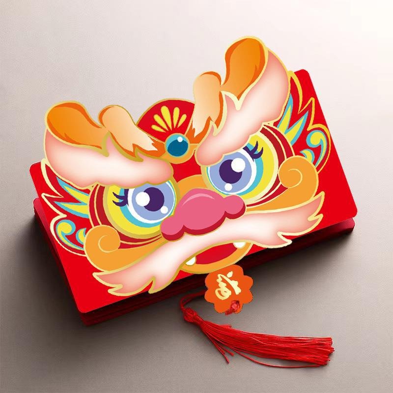 Set 6 / 10 Bao Lì Xì Đỏ angpao Phong Cách Trung Hoa 2024