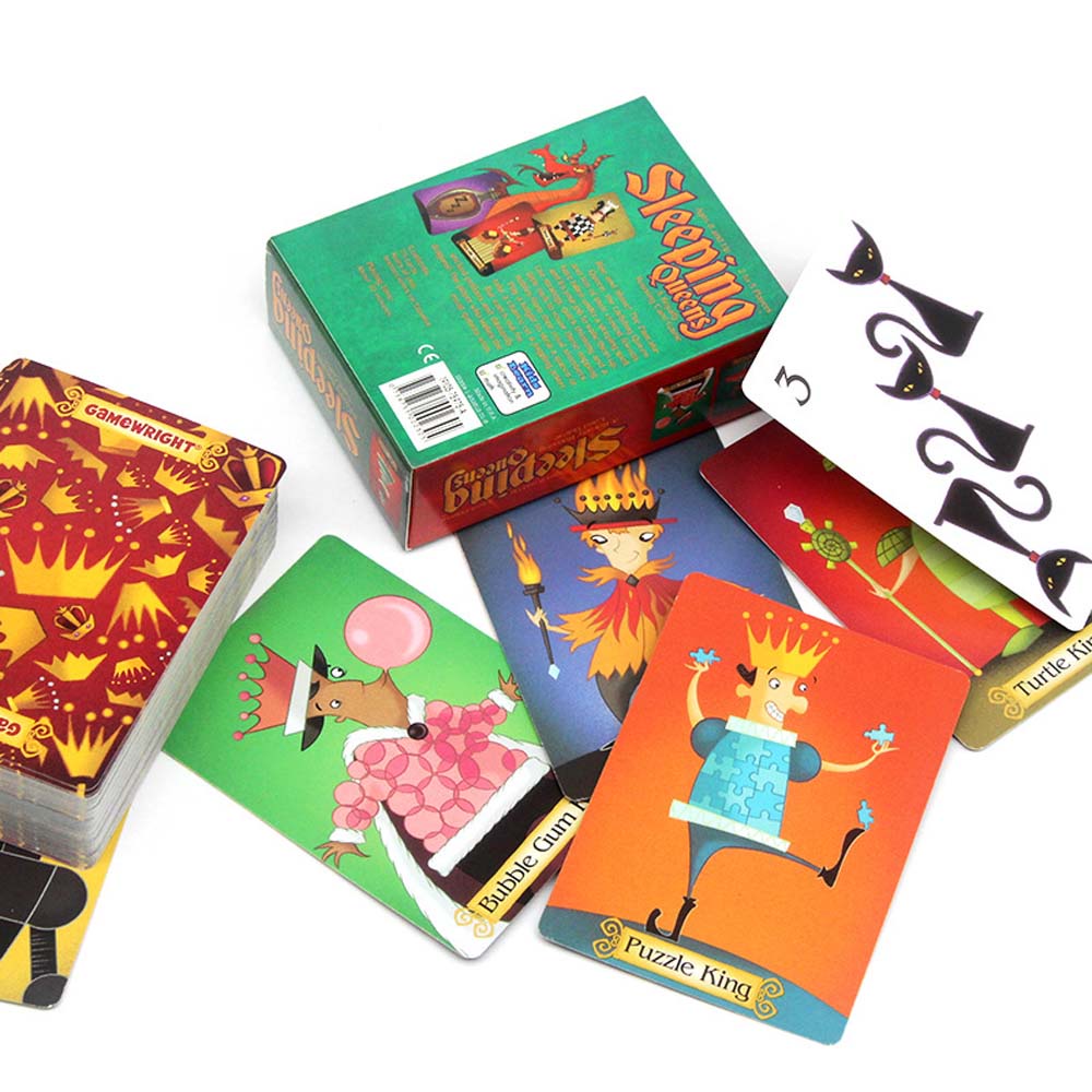 Sleeping Queens English version Card Game, 79 Cards