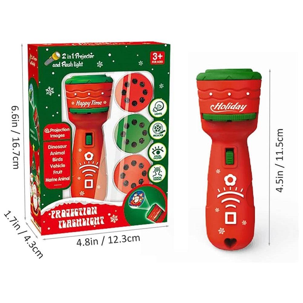 Đèn Pin Chiếu Hoạt Hình Dễ Thương Cho Bé Q7A55