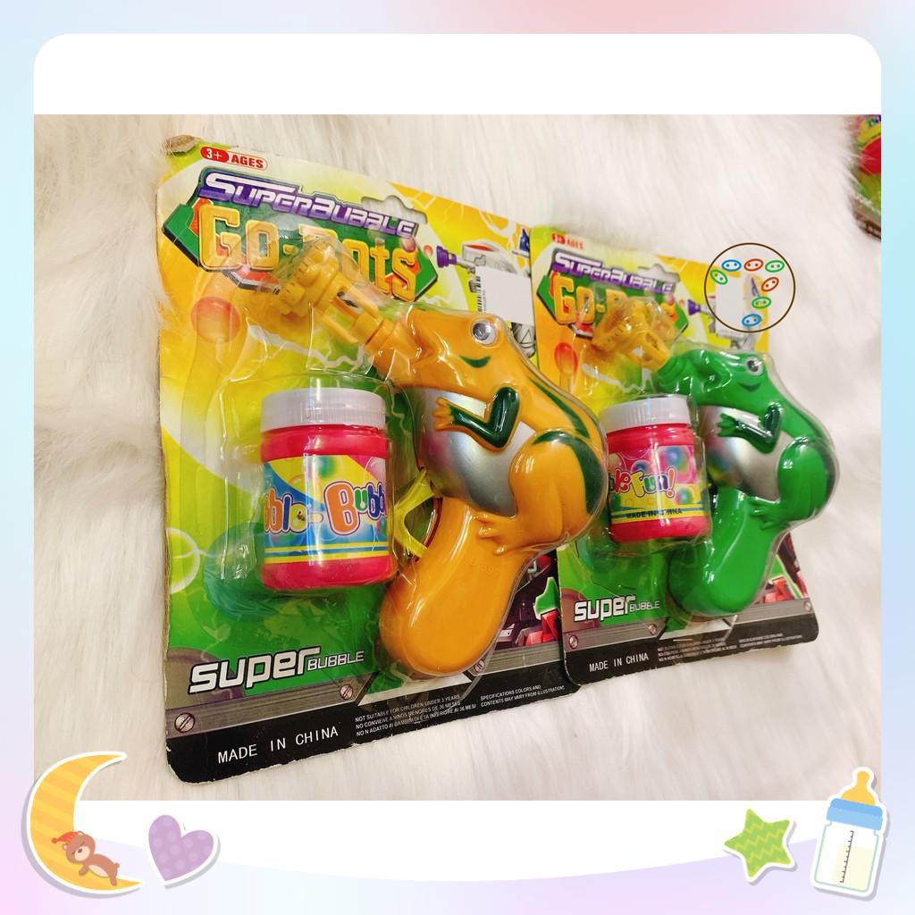 Đồ chơi Máy Thổi Bong Bóng Xà Phòng Hình Ếch Con