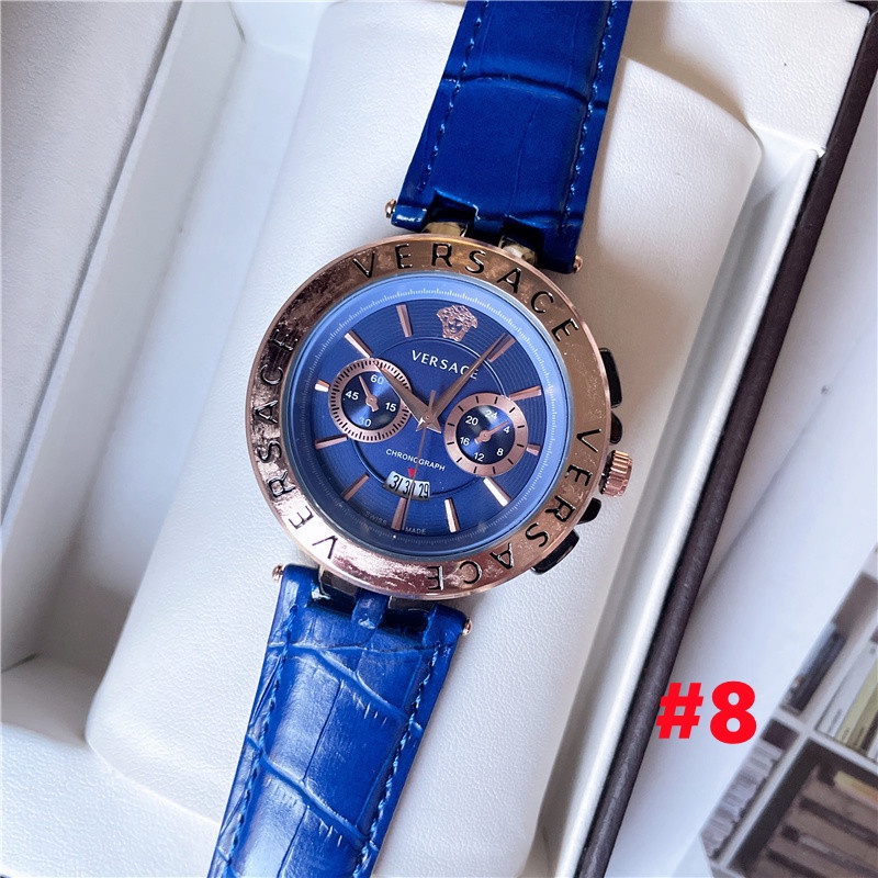 Đồng Hồ Đeo Tay Máy quartz Dây Da Thời Trang Lịch Lãm Cho Nam