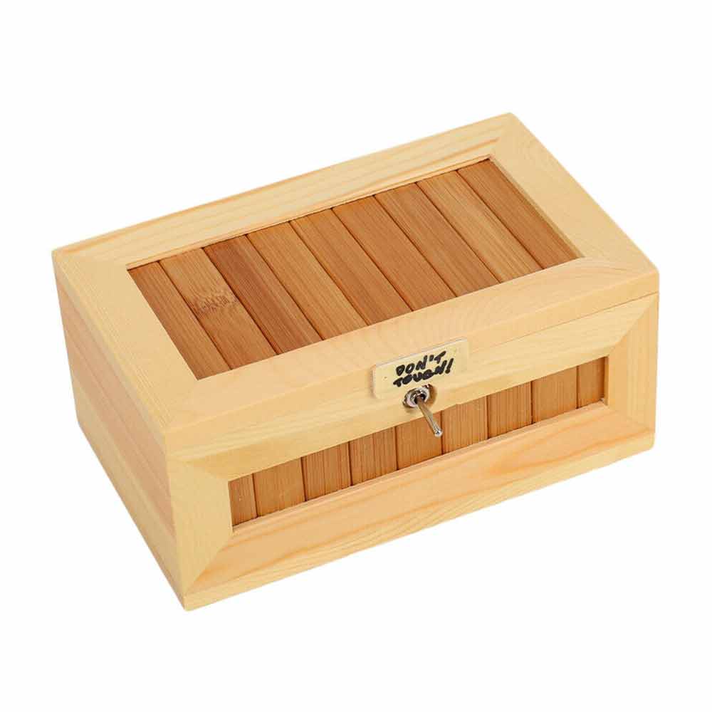 Wooden Useless Box Leave Me Alone Box Most Useless Machine