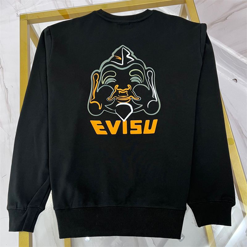 Áo sweater cotton Nguyên Chất Cổ Tròn Tay Dài In logo May Mắn Thời Trang Cho Nam Và Nữ