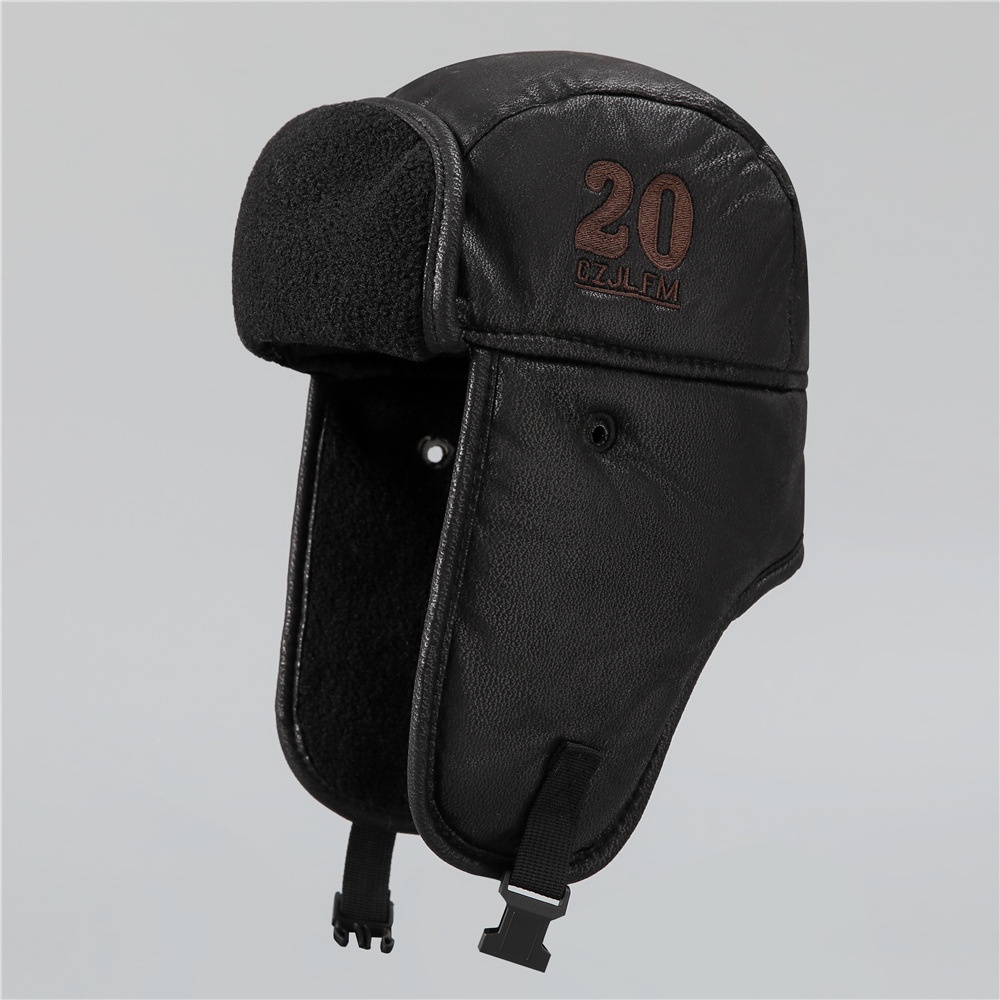 Mũ Lông Cừu Dày Dặn Giữ Ấm Tai Chống Gió Mùa Đông Cho Nam Nữ