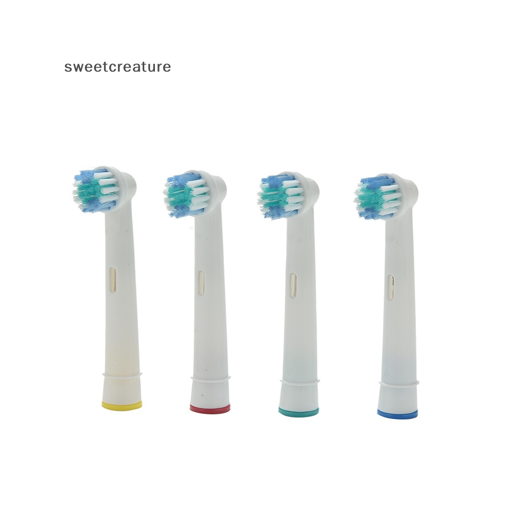 Set 4 Đầu Bàn Chải Đánh Răng Điện eb17-4 Thay Thế Cho braun oral b white