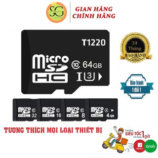 Thẻ nhớ microsd class 10 tốc độ cao 2gb/4gb/8gb/16gb/32gb/64gb