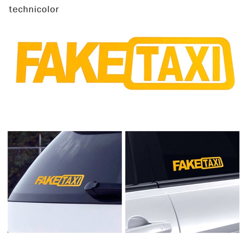 Đang Giảm Giá Nhãn Dán decal vinyl In Chữ fake taxi Thông Dụng Cho Cửa Hàng Xe Hơi