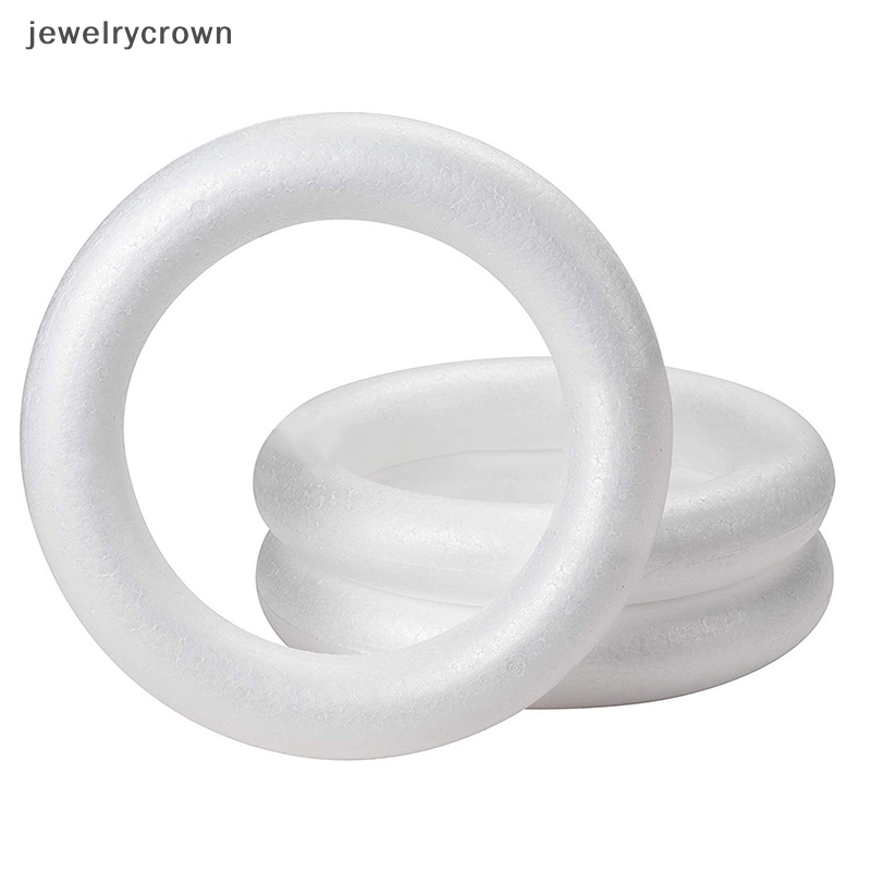 Vòng Xốp polystyrene Tròn Màu Trắng Làm Bằng Tay Trang Trí Nhà Cửa diy