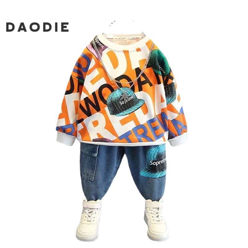 KidKloset áo quần trẻ em đồ bé trai đồ bộ bé trai chất lượng thời trang thoải mái KWT23A0RAX 43Z231023