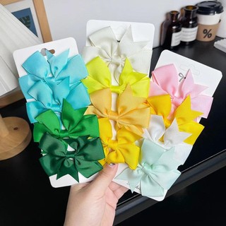 Set 4 kẹp tóc nơ xinh xắn dành cho bé gái