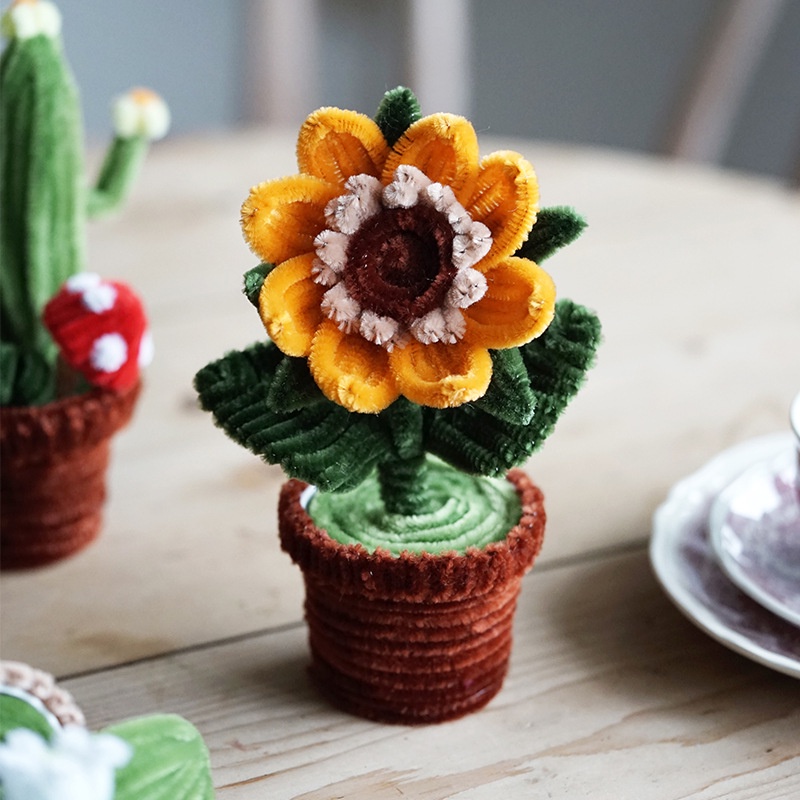 DIY Kẽm nhung làm hoa handmade