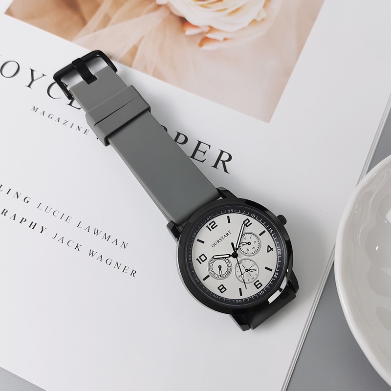 Đồng Hồ quartz Dây silicone Thiết Kế Đơn Giản