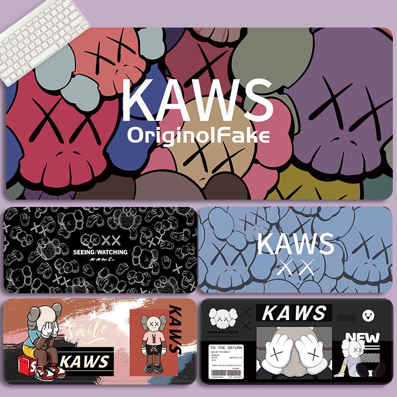 Kaws Tấm Lót Chuột Và Bàn Phím Cỡ Vừa Và Dày Dành Cho Chơi game Thể Thao