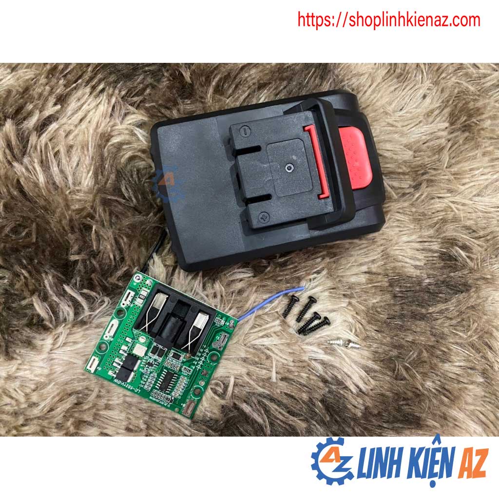 Vỏ mạch bảo vệ pin 18V - 21V 5S - 1P Chân 22MM