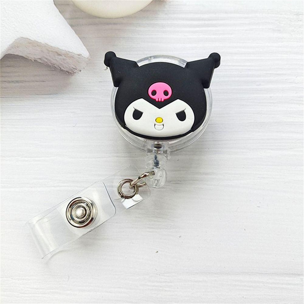Mxmio Kẹp Giữ Thẻ Có Thể Rút Lại Họa Tiết Hoạt Hình anime kawaii Dễ Thương Dễ Sử Dụng Cho Nhân Vật Y Tá / Văn Phòng