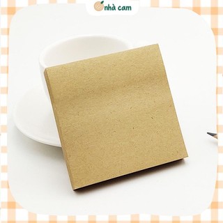 Giấy Note Vuông Vintage Nhà Cam