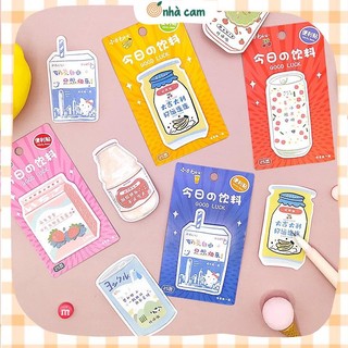 Giấy Note Drink Mini Nhà Cam