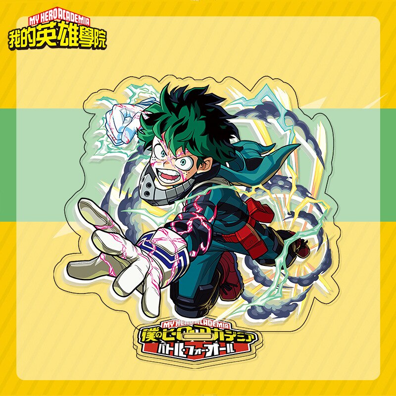 Mô hình Standee Học Viện Anh Hùng Anime My Hero Academia Midoriya Izuku Bakugou Katsuki Todoroki Shoto decor để bàn