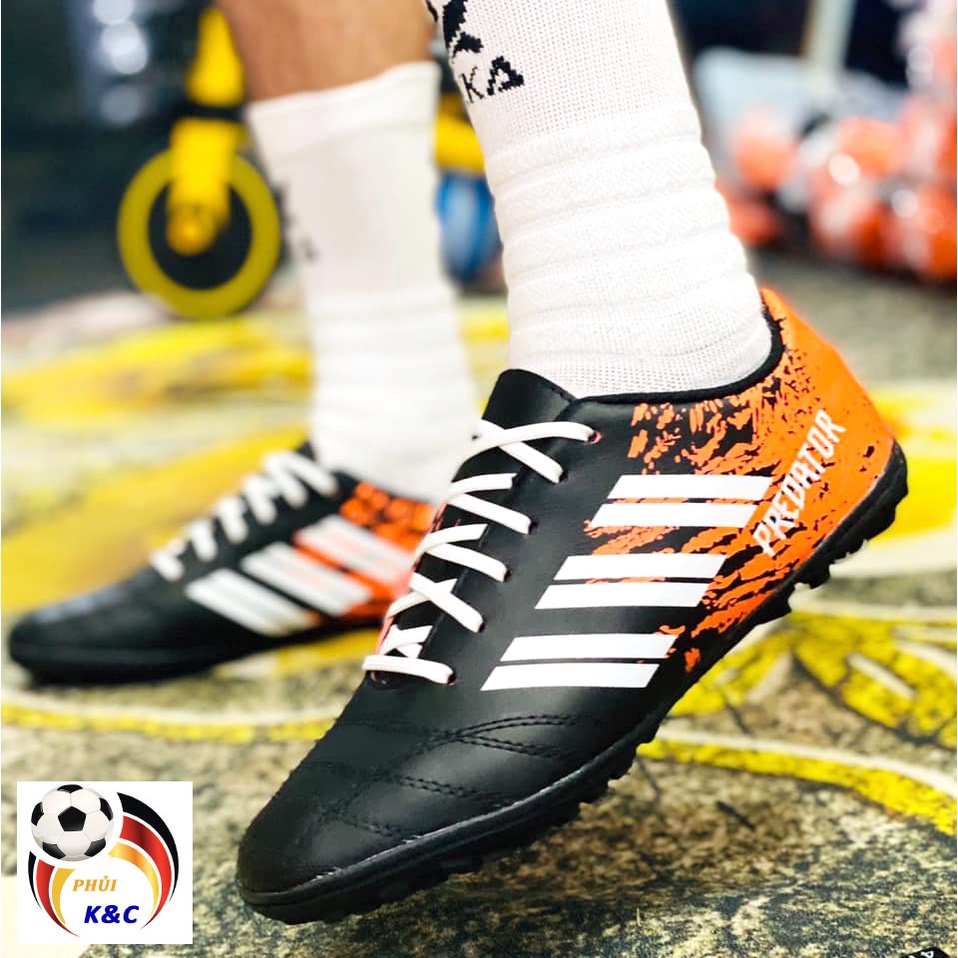 Giày đá bóng nam Predator 20.3 Pro cho chân bè sân cỏ nhân tạo giá rẻ đế cao su Phủi K&C